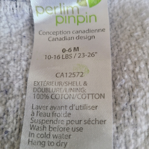 Perlim pinpin blue sleep sack - Picture 3 of 3